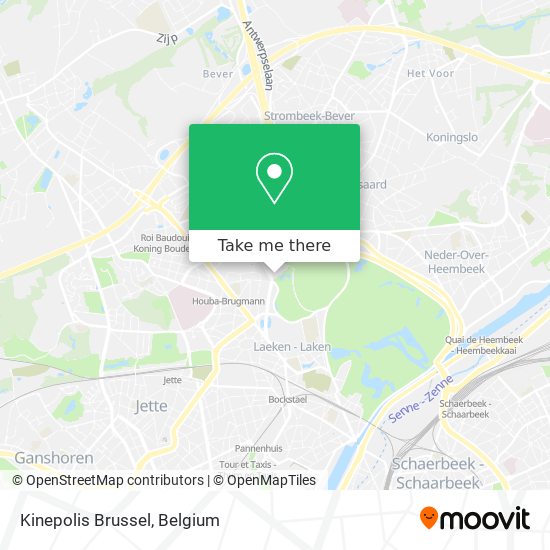 Kinepolis Brussel map