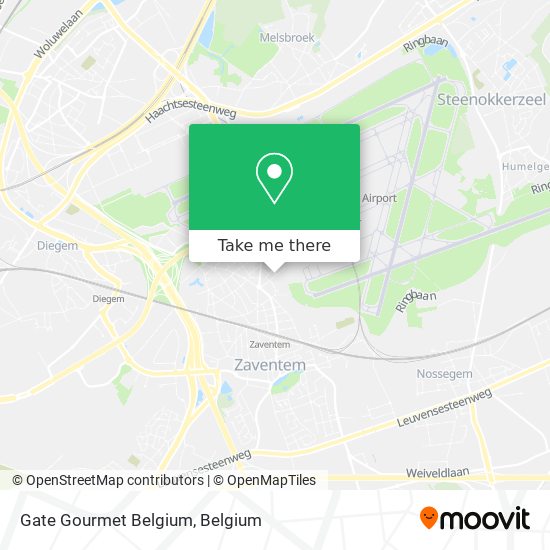 Gate Gourmet Belgium map