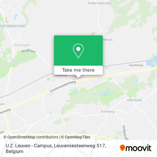 U.Z. Leuven - Campus, Leuvensesteenweg 517 map
