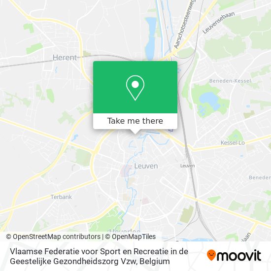 Vlaamse Federatie voor Sport en Recreatie in de Geestelijke Gezondheidszorg Vzw map