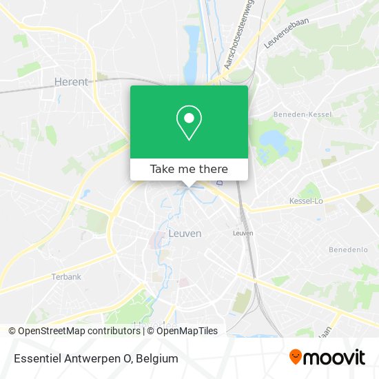 Essentiel Antwerpen O map