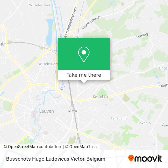 Busschots Hugo Ludovicus Victor map