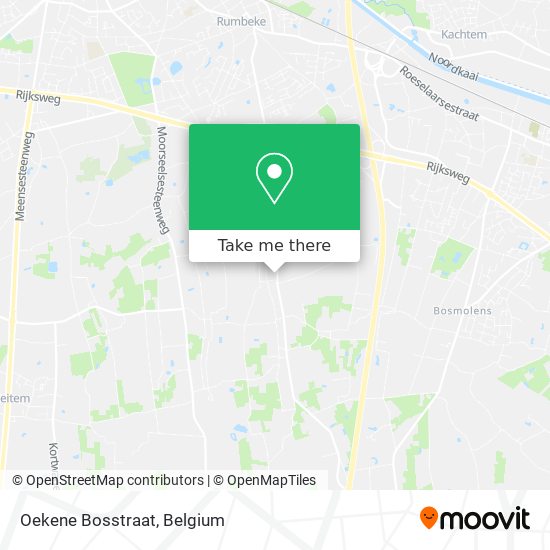 Oekene Bosstraat map