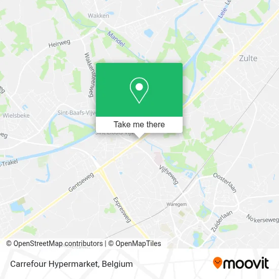 Carrefour Hypermarket map