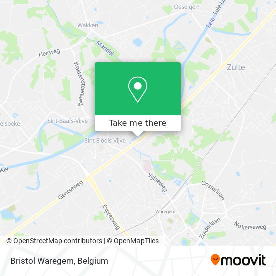 Bristol Waregem map