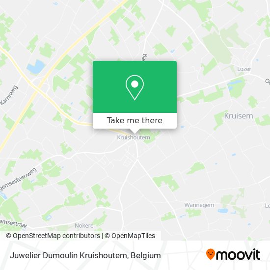 Juwelier Dumoulin Kruishoutem map