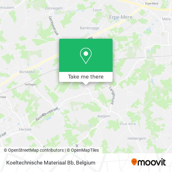 Koeltechnische Materiaal Bb map