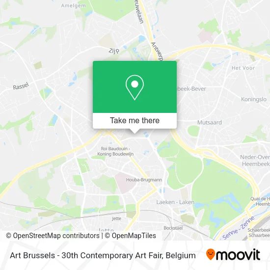 Art Brussels - 30th Contemporary Art Fair map