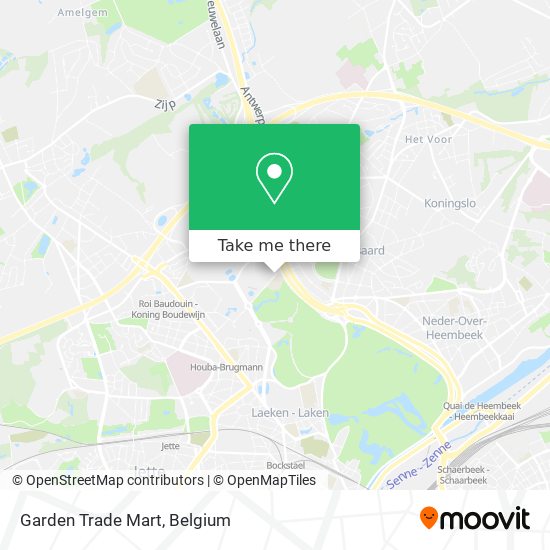 Garden Trade Mart map