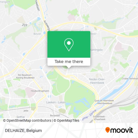 DELHAIZE map