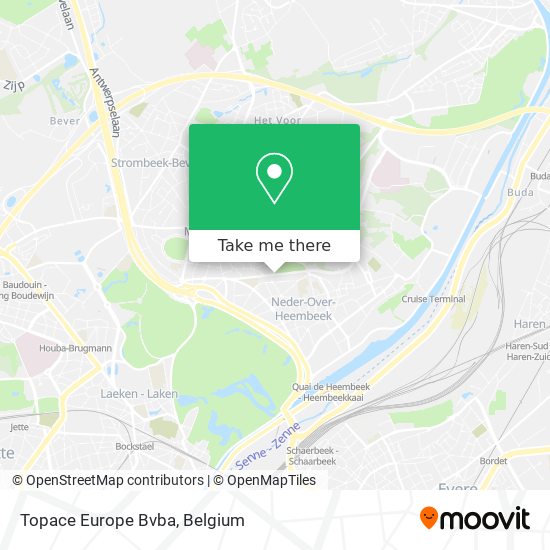 Topace Europe Bvba map