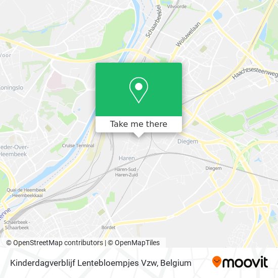 Kinderdagverblijf Lentebloempjes Vzw map