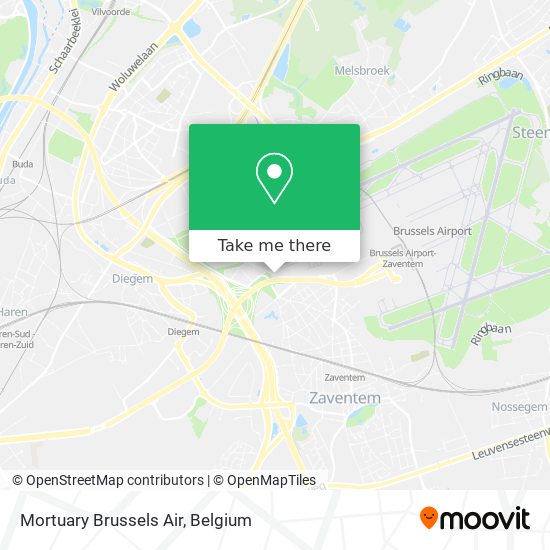 Mortuary Brussels Air map