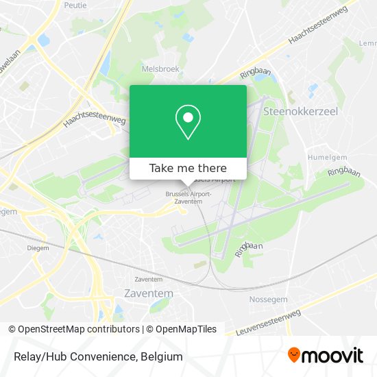 Relay/Hub Convenience map