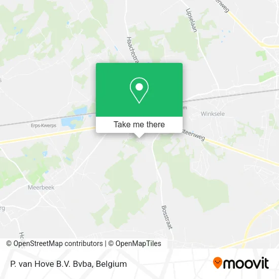 P. van Hove B.V. Bvba map
