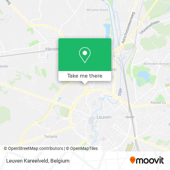 Leuven Kareelveld map
