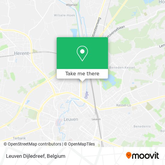 Leuven Dijledreef map