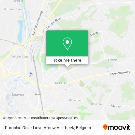 Parochie Onze-Lieve-Vrouw Vlierbeek map