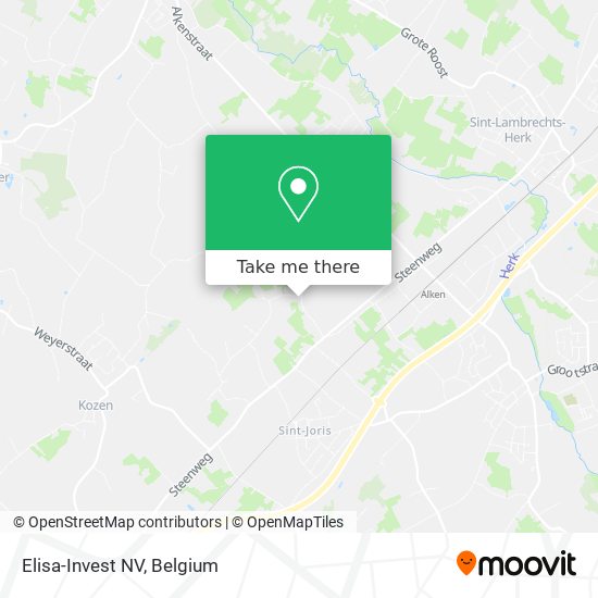 Elisa-Invest NV map