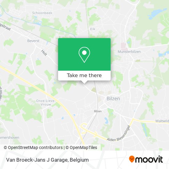 Van Broeck-Jans J Garage map
