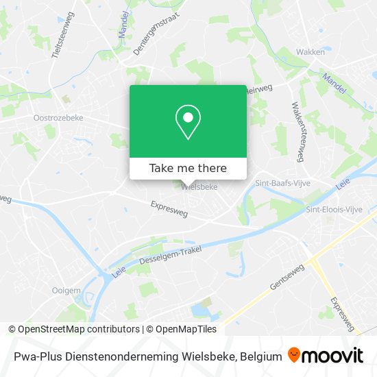 Pwa-Plus Dienstenonderneming Wielsbeke map