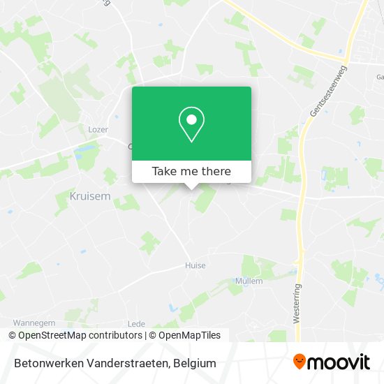 Betonwerken Vanderstraeten map