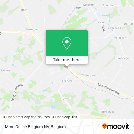 Mms Online Belgium NV map