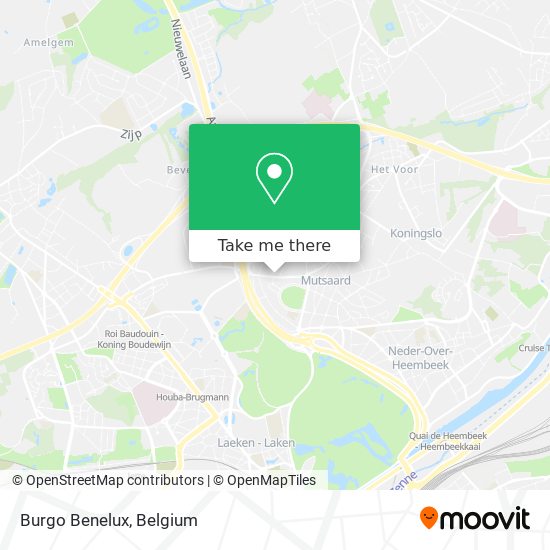 Burgo Benelux map