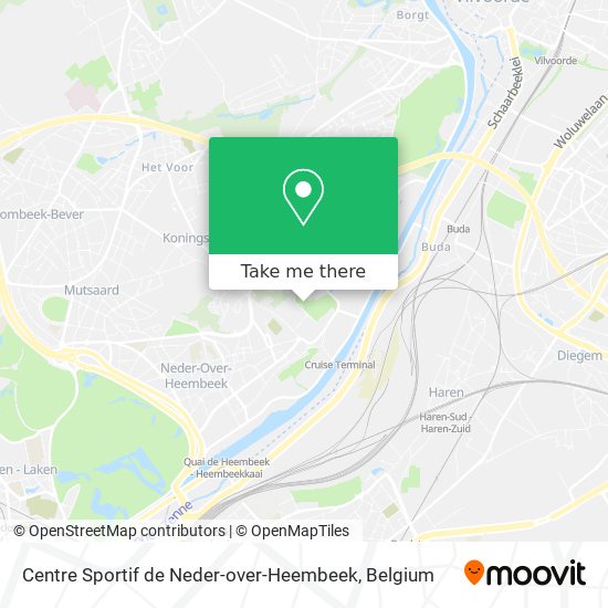 Centre Sportif de Neder-over-Heembeek map