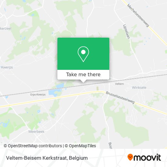 Veltem-Beisem Kerkstraat map