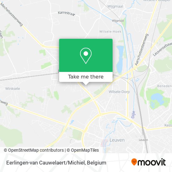 Eerlingen-van Cauwelaert / Michiel map