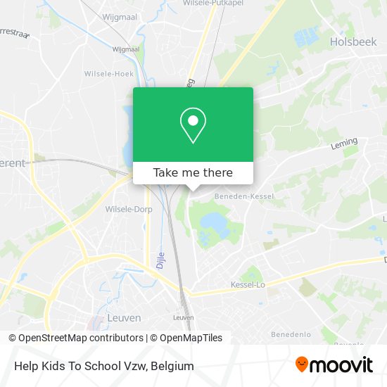 Help Kids To School Vzw map