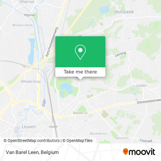 Van Barel Leen map