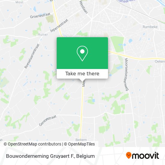 Bouwonderneming Gruyaert F. map