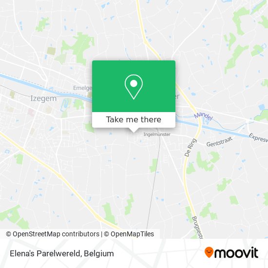 Elena's Parelwereld map