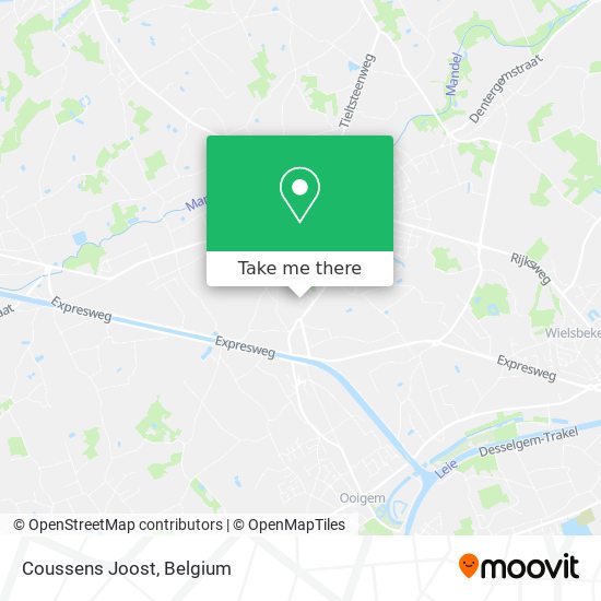 Coussens Joost map