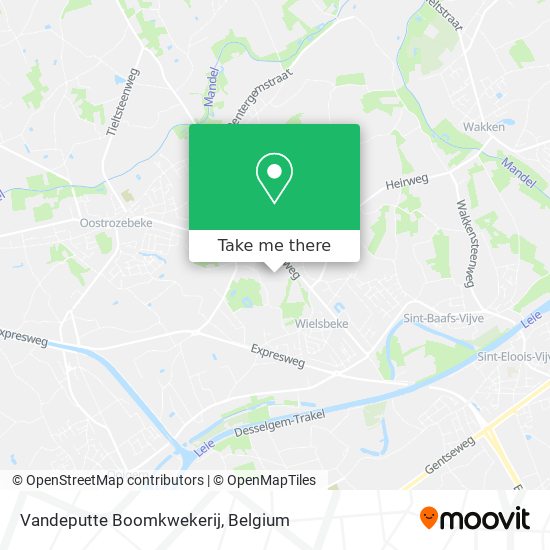 Vandeputte Boomkwekerij plan