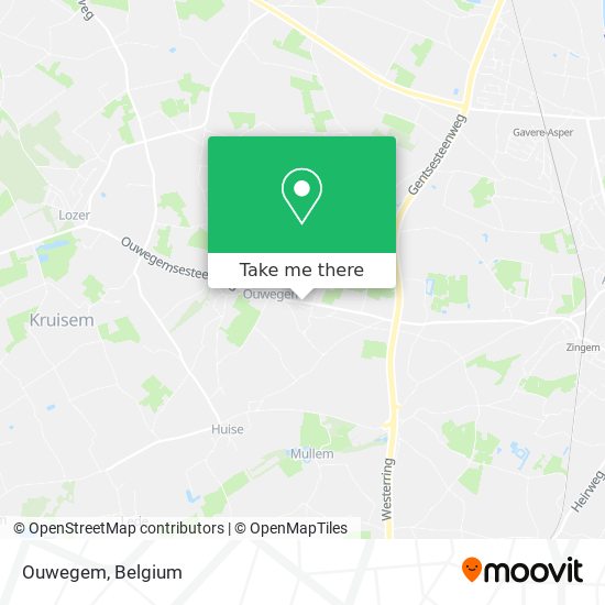 Ouwegem map