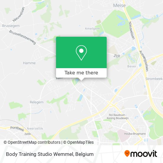 Body Training Studio Wemmel plan