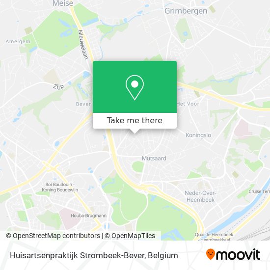 Huisartsenpraktijk Strombeek-Bever plan