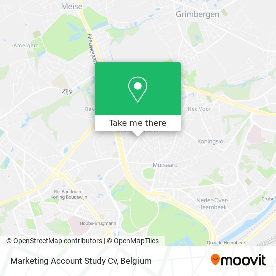 Marketing Account Study Cv map