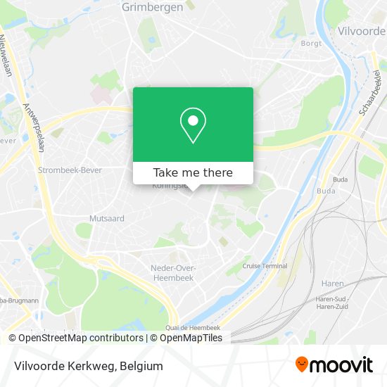 Vilvoorde Kerkweg plan