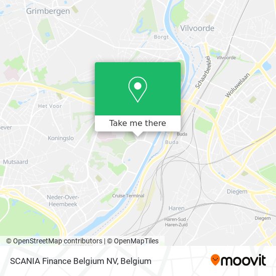 SCANIA Finance Belgium NV map