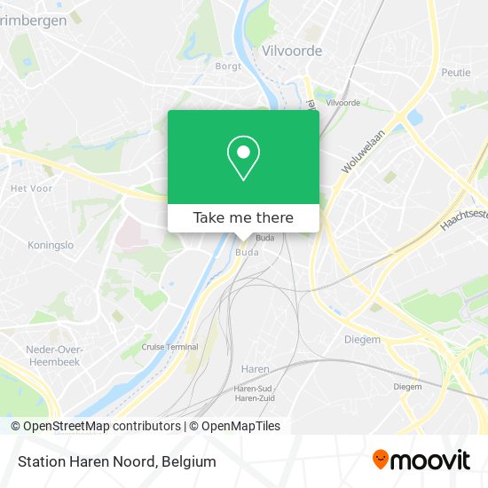 Station Haren Noord map