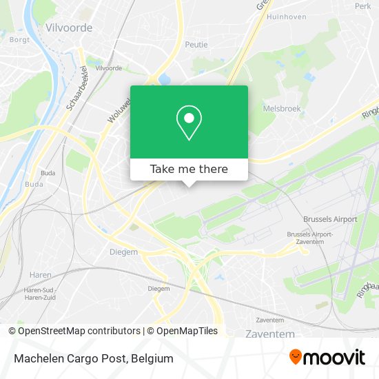Machelen Cargo Post map