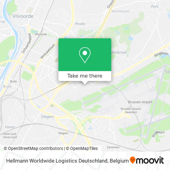 Hellmann Worldwide Logistics Deutschland map