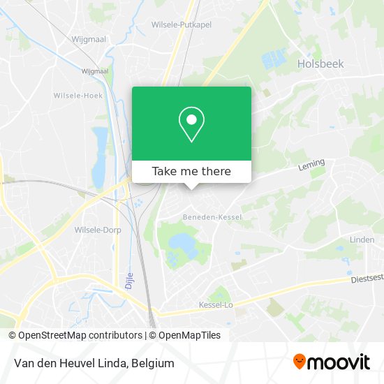 Van den Heuvel Linda map