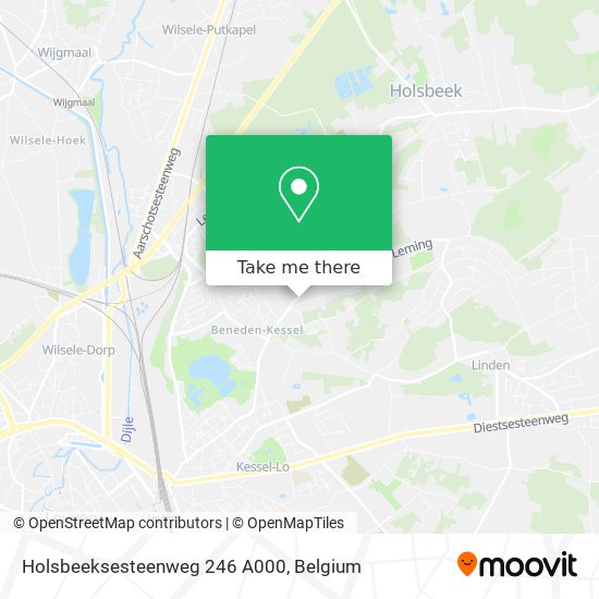 Holsbeeksesteenweg 246 A000 map