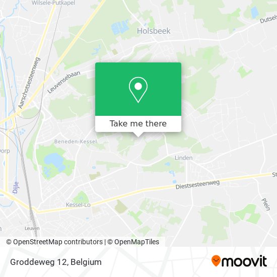 Groddeweg 12 map