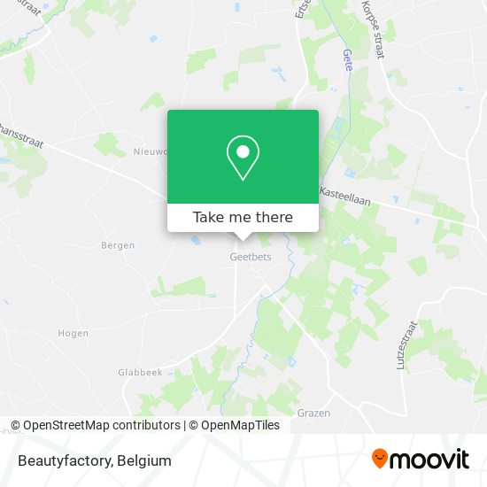 Beautyfactory map